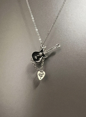 Vintage古着 Skull guitarist项链