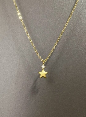 Vintage古着 Lone Point Wishing Star项链