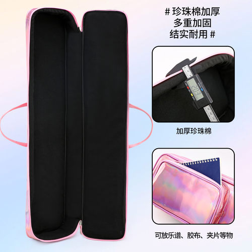 新款镭射二胡包软包轻便单把装时尚个性双把装二胡包琴包乐器包 - 图3