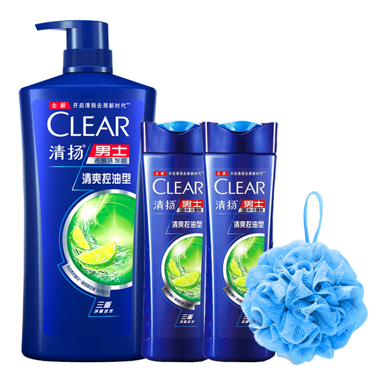 清扬男士露液去屑止痒控油洗头膏 海静居家日用洗发水