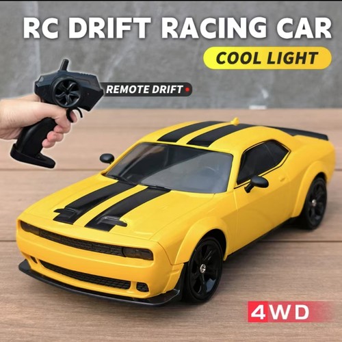 RC遥控车漂移车1:24外贸品质AE86竞速四驱GTR丰田道奇高速遥控车-图3