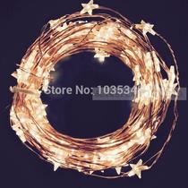 33Ft 100LED Star Copper Wire String Lights LED Fairy Christm
