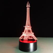La Tour Eiffel Romantic Lighting 3D Eiffel Tower LED USB Kid