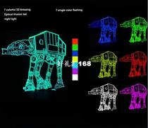 Multicolor Decorative Baby Night Light 3D Optical Lamp Deadp