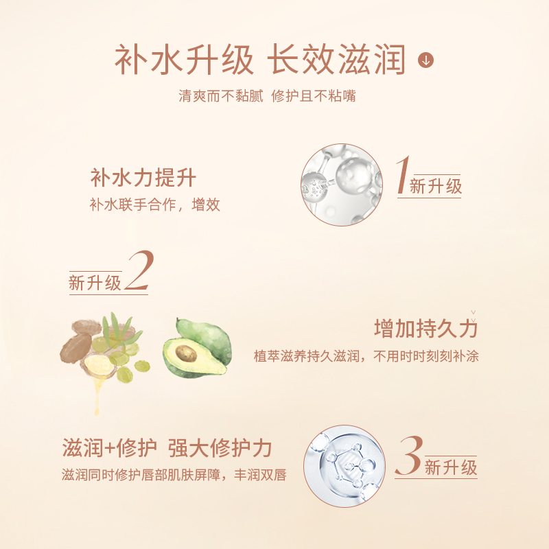 珂曼变色唇膏保湿滋润补水不易不沾杯掉色学生专用润唇膏变色唇膏_彩妆_香水_美妆工具