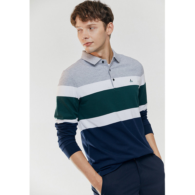 navigare意大利小帆船春秋男polo衫 navigare纳维凯尔T恤