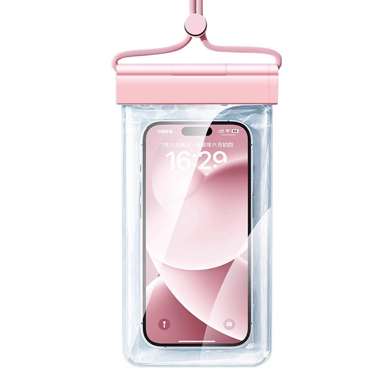 High-quality snap-on TPU transparent mobile phone waterproof bag