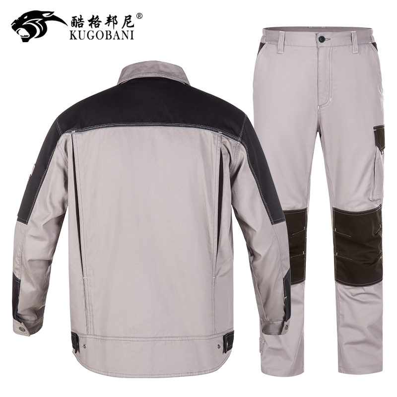 纯棉工作服套装男秋冬上衣劳保服 酷格邦尼工装制服