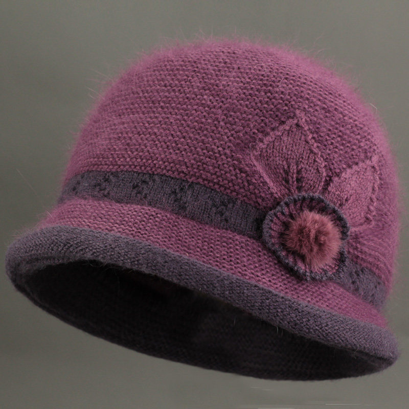 秋冬天女士棉帽子加绒保暖妈妈中老年人毛线帽奶奶老太太针织盆帽,淘宝优惠券,粉丝福利购,淘宝优惠卷