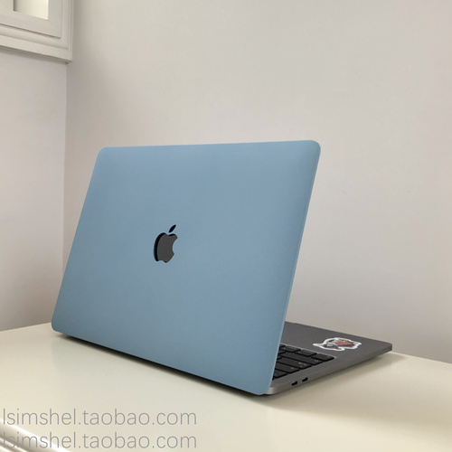 SHELL丨MacBook苹果笔记本Air13保护壳M1Pro15流沙天蓝pro16Max套