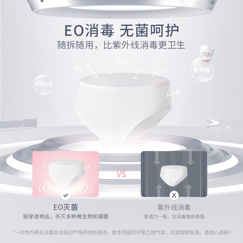 诺绵产妇一次性纯棉日抛旅行诺内裤 soffny诺绵一次性内裤