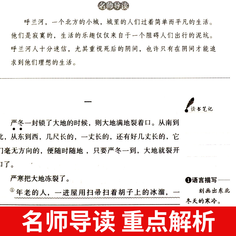 全套5册五年级下册课外书必读正版书目小兵张嘎徐光耀俗世奇人冯骥才呼兰河传萧红著骆驼祥子老舍原著儒林外史转下上册的书籍-图3