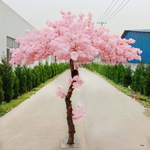 仿真樱花树许愿树假桃花树大型客厅酒店装饰假桃花树婚庆道具包邮 - 图1