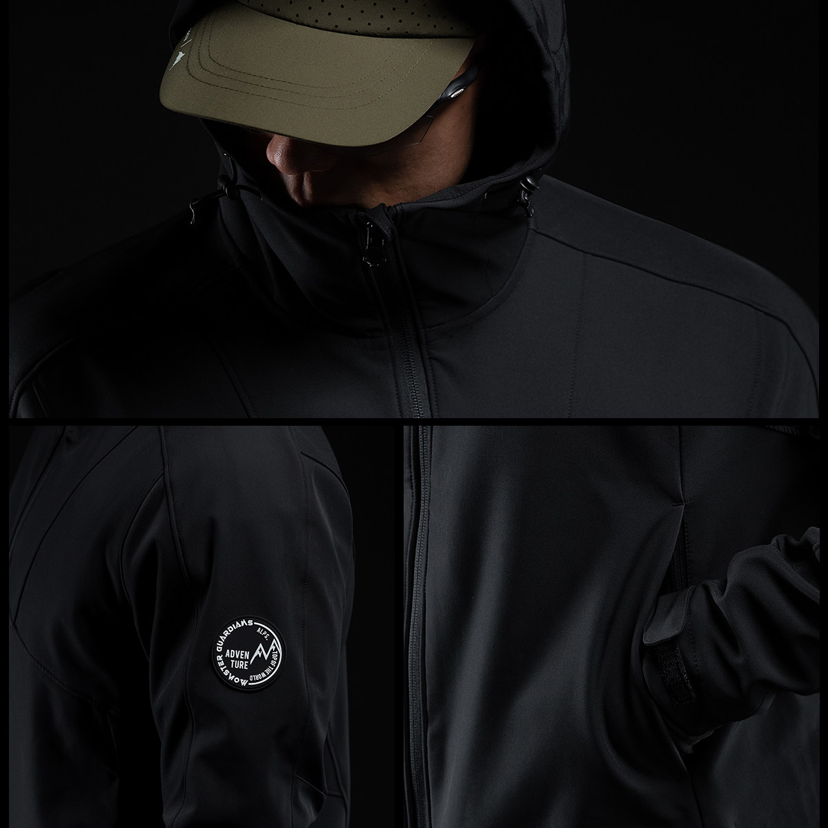 Monster Guardians 男子春秋抗静电户外防风防水锁温运动夹克外套,淘宝优惠券,粉丝福利购,淘宝优惠卷