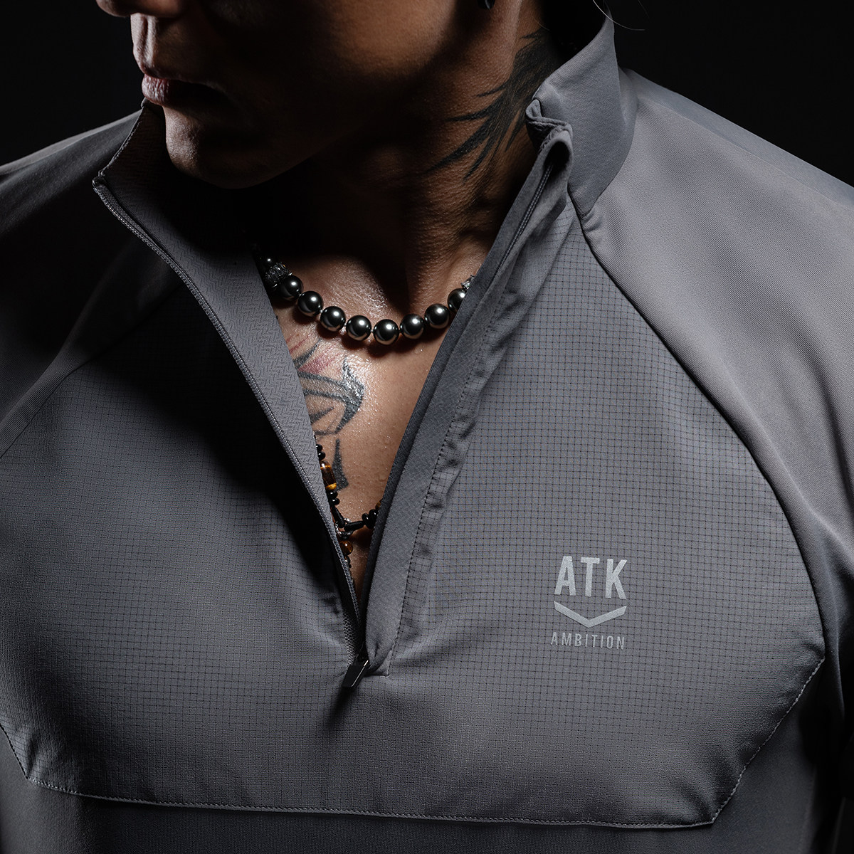 Monster Guardians极点科技系列男子半拉链撞色拼接运动长袖T恤,淘宝优惠券,粉丝福利购,淘宝优惠卷