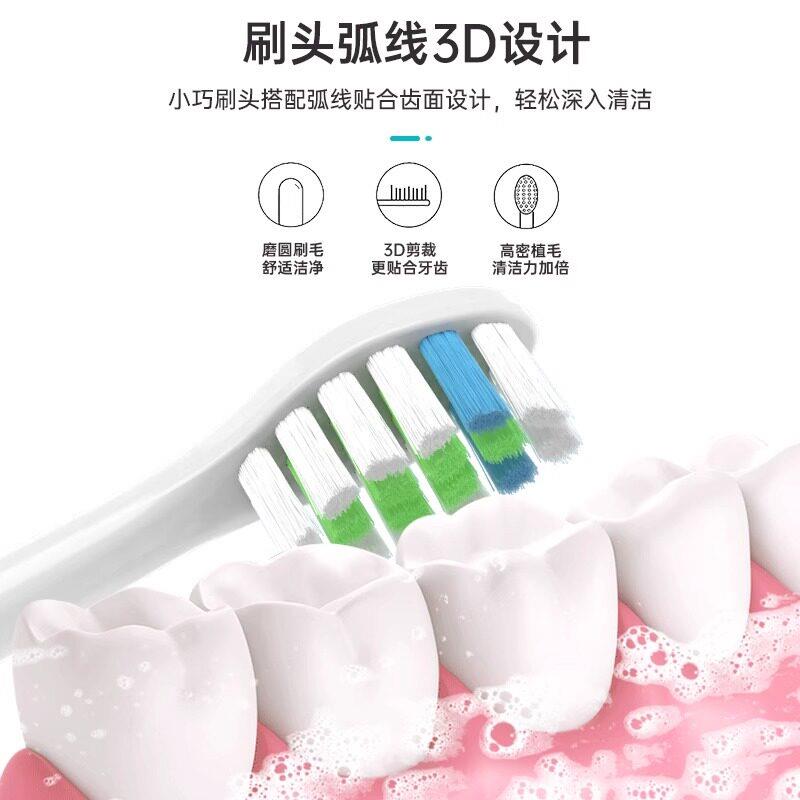 适配润之家简约组合电动牙刷刷头V1华润万家伟杰联合款牙刷替换头