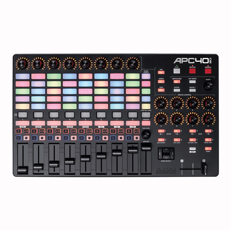 AKAI雅佳APC40MKii 2 酒吧VJ灯光LED屏幕音乐DJ控制器MIDI打击垫 - 图3