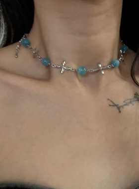 十字花夏天锁骨链楼哈哈多巴胺