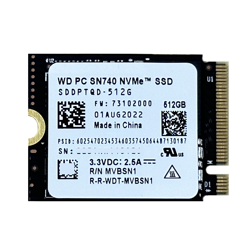 WD/西数SN740 1T 2230 M2固态硬盘2T PCIE4.0 NVMe M.2硬盘SSD1TB - 图3
