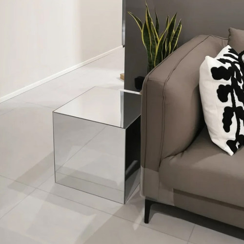 镜面方形展示盒子镜子装饰托台拍照道具展示底座亚克力床头柜边几 - 图1