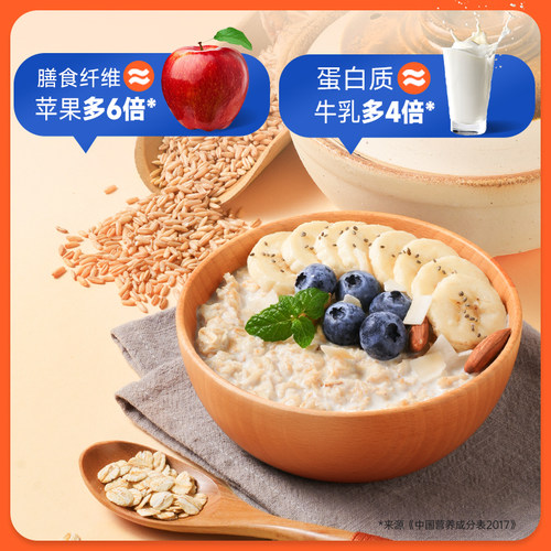 穗格氏燕麦片早餐即食冲饮营养谷物健身代餐纯燕麦片官方旗舰店 - 图1