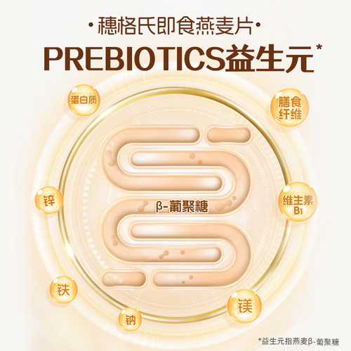 穗格氏燕麦片早餐即食冲饮营养谷物健身代餐纯燕麦片官方旗舰店 - 图0