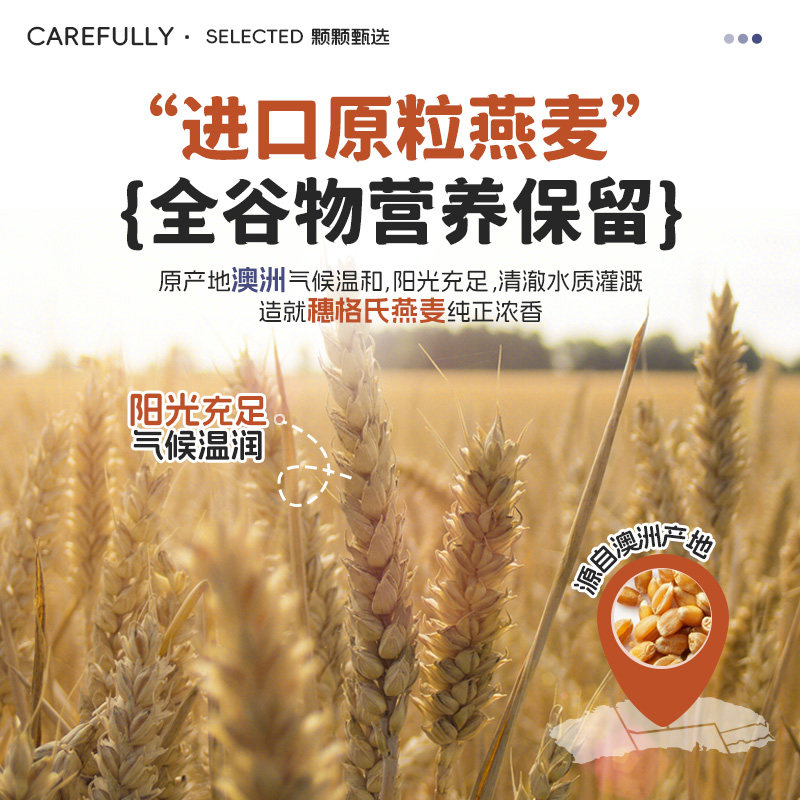 穗格氏澳洲燕麦片营养早餐谷物无糖精即食冲饮速食中老年代餐食品,淘宝优惠券,粉丝福利购,淘宝优惠卷