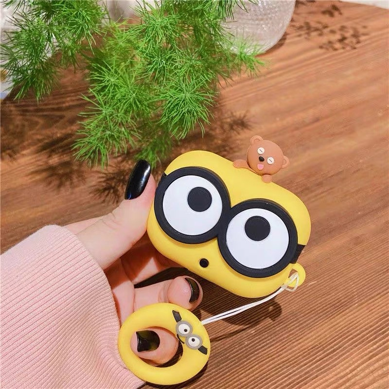 日韩卡通可爱萌大眼睛适用AirPodspro保护套1/2代硅胶软壳公仔苹果3代耳机包airpodspro2无线蓝牙防摔壳5代女,淘宝优惠券,粉丝福利购,淘宝优惠卷
