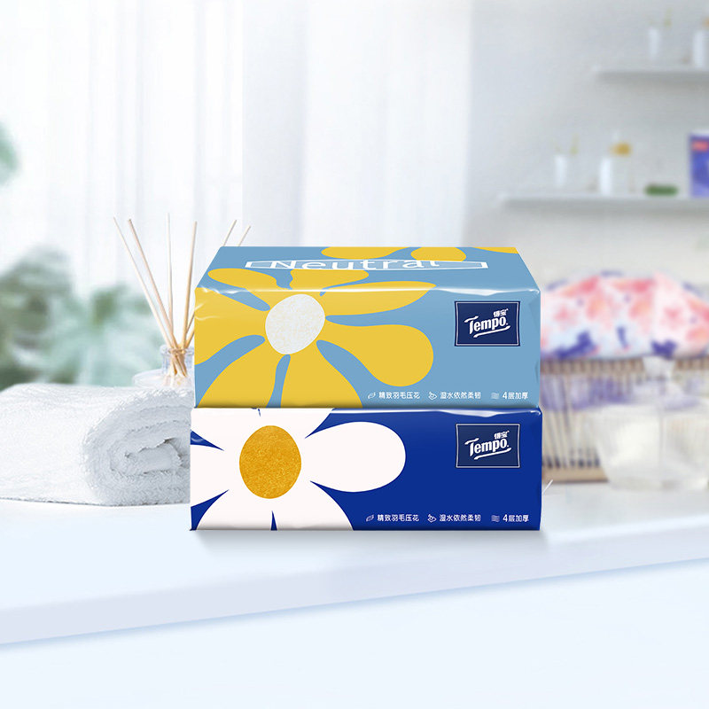 Tempo得宝mini抽纸大包家用餐纸婴儿宝宝用卫生纸面巾实惠家庭装,淘宝优惠券,粉丝福利购,淘宝优惠卷