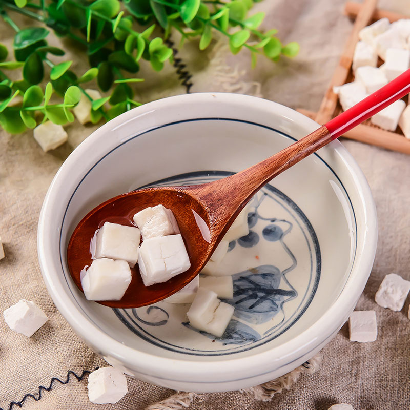 野生茯苓中药材正品白茯苓干茯苓块泡水喝芡实山药茯苓粉食用50g