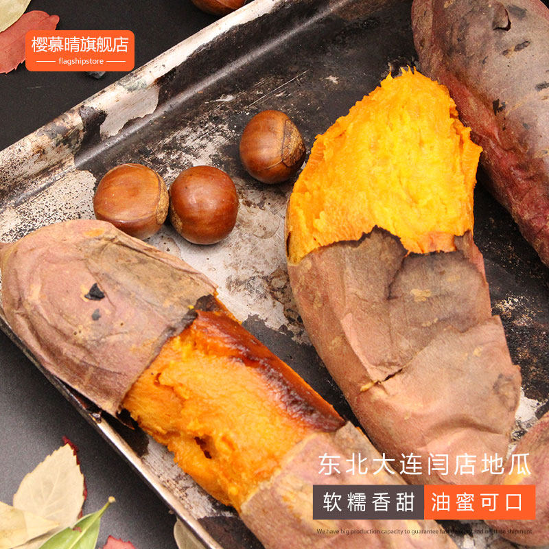 东北瓦房店西瓜红10斤新鲜烟署地瓜 樱慕晴番薯