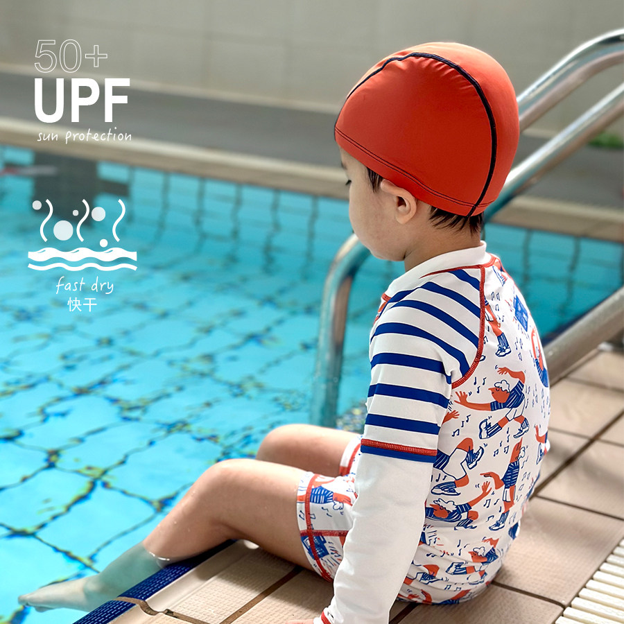 有这么只UzMz防晒UPF50+儿童泳帽设计师原创男女童弹力,淘宝优惠券,粉丝福利购,淘宝优惠卷