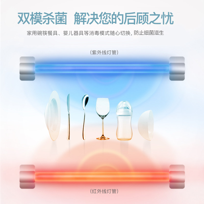 华帝家用小型迷你台式可壁挂消毒柜 vatti华帝矩阵消毒柜