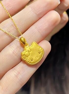 项炼黄金色显白百搭少女心锁骨炼