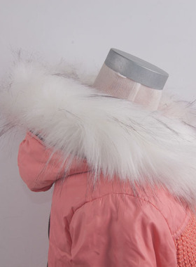 加宽帽领diy服装辅料貉子毛条