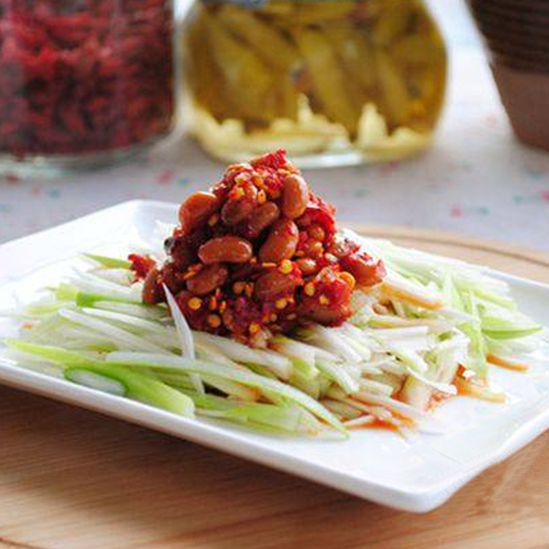 贵州特产水豆豉豆食农家自制辣椒酱四川风味原味豆瓣酱下饭菜610g-图3