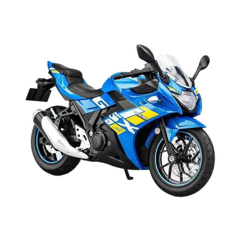 新款 1:12玲木GSX250R合金摩托车模型仿真机车摆件儿童玩具男,淘宝优惠券,粉丝福利购,淘宝优惠卷