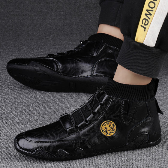 Autumn 2022 new men’s sports and casual leather shoes
