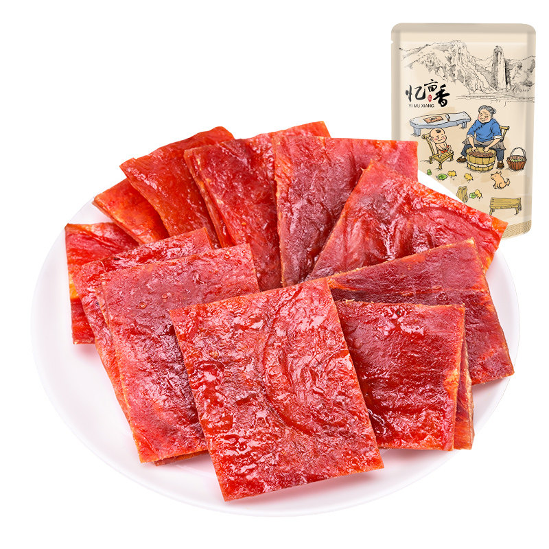 忆亩香蜜汁原味200g休闲食品猪肉脯 忆亩香猪肉类