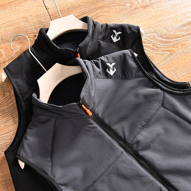 【运动系~加绒加厚-外贸尾货】秋冬男士户外休闲立领坎肩背心马甲,淘宝优惠券,粉丝福利购,淘宝优惠卷