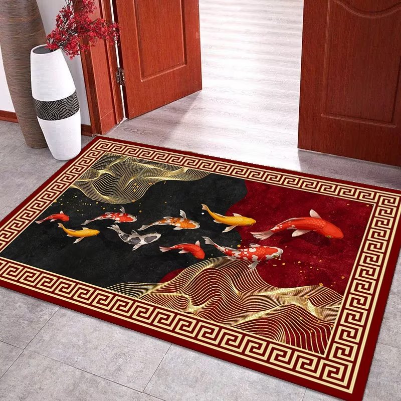 Soft diatom mud absorbent non-slip bathroom floor mat