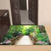 Soft diatom mud absorbent non-slip bathroom floor mat