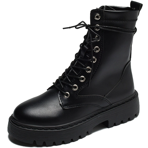 Martens, Tide, зимние универсальные туфли на платформе в английском стиле, демисезонные сапоги, в британском стиле, популярно в интернете, 2022, тренд сезона