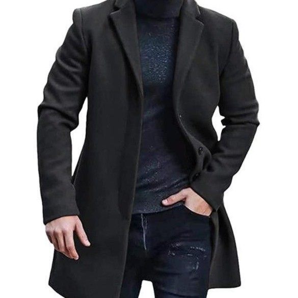 欧码男士毛呢大衣男跨境呢子中长款风衣外套多色多码,淘宝优惠券,粉丝福利购,淘宝优惠卷