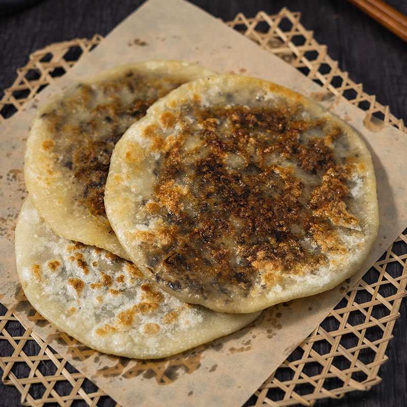 粮觅梅干菜麦饼浙江特产梅菜扣肉饼速冻早餐手工酥饼烤饼烙饼烧饼 - 图2