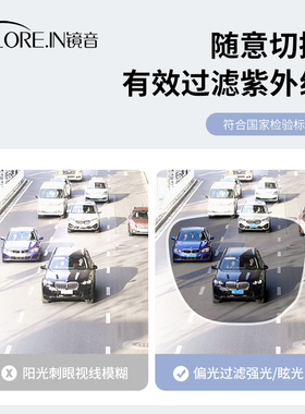 磁吸眼镜男款三合一套镜开车专用