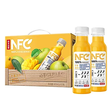 农夫山泉NFC果汁芒果汁300ml*10瓶