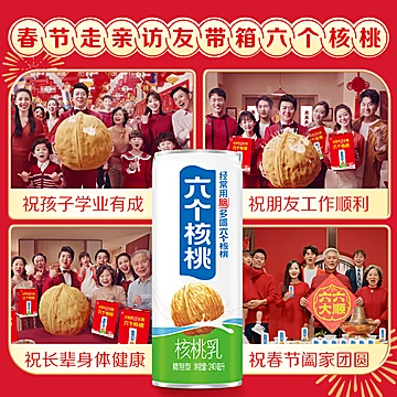 六个核桃礼盒240ml*10罐*3提[9元优惠券]-寻折猪
