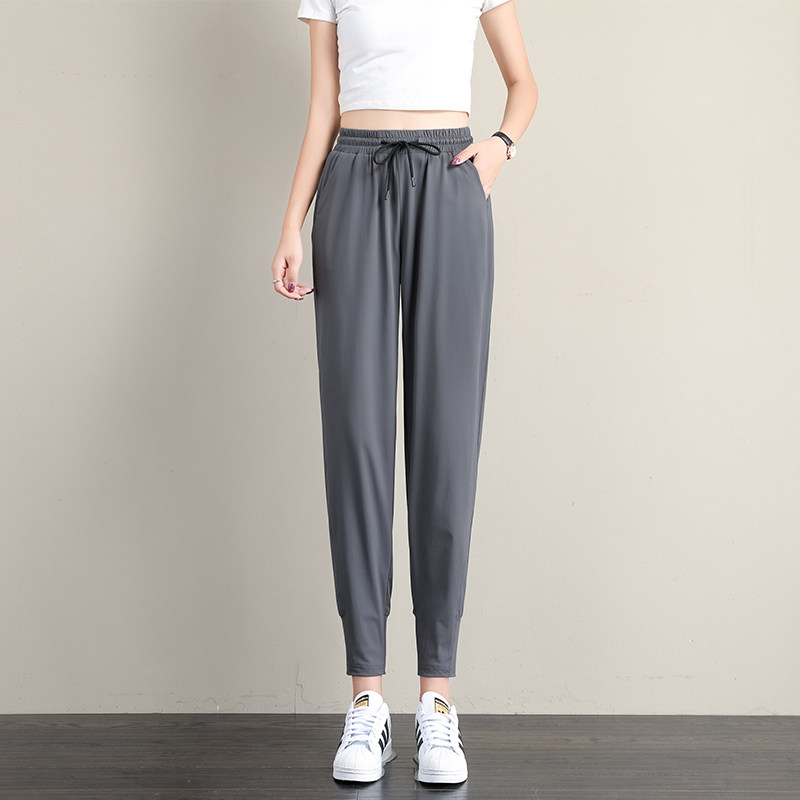 冰丝防蚊大人夏季哈伦宽松运动裤子 另尚休闲裤