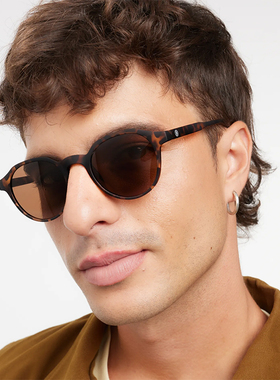 BARNER复古玳瑁色墨镜防紫外线